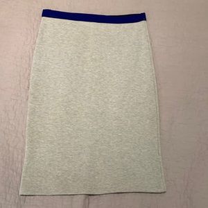 Zara ribbed tube skirt